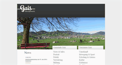 Desktop Screenshot of gais.ch