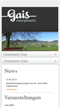 Mobile Screenshot of gais.ch