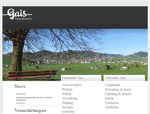 Tablet Screenshot of gais.ch